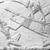  <em>Boat-Building Scene</em>, ca. 664-634 B.C.E. Limestone, pigment, 7 5/8 x 10 5/8 in. (19.4 x 27 cm). Brooklyn Museum, Charles Edwin Wilbour Fund, 51.14. Creative Commons-BY (Photo: Brooklyn Museum, 51.14_negB_bw_IMLS.jpg)