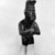 Olmec. <em>Male Figurine</em>, ca. 800-500 BCE. Jadeite, cinnabar, 2 x 3/4 x 3 1/2 in. (5.1 x 1.9 x 8.9 cm). Brooklyn Museum, Gift of Mr. and Mrs. Alastair Bradley Martin, 51.197.2. Creative Commons-BY (Photo: Brooklyn Museum, 51.197.2_bw.jpg)