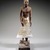  <em>Statue of Metjetji</em>, ca. 2371-2288 B.C.E. Wood, gesso, pigment, alabaster, obsidian, copper alloy, 24 3/16 × 8 1/2 × 13 in. (61.4 × 21.6 × 33 cm). Brooklyn Museum, Charles Edwin Wilbour Fund, 51.1. Creative Commons-BY (Photo: Brooklyn Museum, 51.1_view2_SL1.jpg)