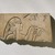 Egyptian. <em>Hairdressing Scene</em>, ca. 2008-1957 B.C.E. Limestone, pigment, 5 3/16 x 9 5/8 in. (13.2 x 24.5 cm). Brooklyn Museum, Charles Edwin Wilbour Fund, 51.231. Creative Commons-BY (Photo: Brooklyn Museum, 51.231_SL1.jpg)
