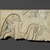 Egyptian. <em>Hairdressing Scene</em>, ca. 2008-1957 B.C.E. Limestone, pigment, 5 3/16 x 9 5/8 in. (13.2 x 24.5 cm). Brooklyn Museum, Charles Edwin Wilbour Fund, 51.231. Creative Commons-BY (Photo: Brooklyn Museum, 51.231_view2_PS2.jpg)