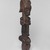 An Ntem River Valley Master. <em>Reliquary Guardian Figure (Eyema-o-Byeri)</em>, mid-18th to mid-19th century. Wood, iron, 23 × 5 3/4 × 5 in. (58.4 × 14.6 × 12.7 cm). Brooklyn Museum, Frank L. Babbott Fund, 51.3. Creative Commons-BY (Photo: , 51.3_threequarter_right_PS9.jpg)