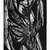 Misch Kohn (American, 1916-2002). <em>Glass Blower</em>, 1950. Wood-engraving on Japan paper, 27 11/16 x 10 1/2 in. (70.3 x 26.7 cm). Brooklyn Museum, Dick S. Ramsay Fund, 51.42. © artist or artist's estate (Photo: Brooklyn Museum, 51.42_acetate_bw.jpg)