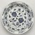  <em>Plate</em>, 1368-1644. Porcelain with underglaze, 2 3/4 x 15 1/2 in. (7 x 39.4 cm). Brooklyn Museum, Gift of Samuel P. Avery, by exchange, 51.85. Creative Commons-BY (Photo: Brooklyn Museum, 51.85_top_PS9.jpg)