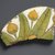  <em>Tile Fragment with Mandragora Fruit and Leaves</em>, 1352-1336 B.C.E. Faience, 2 15/16 × 5 5/16 in. (7.5 × 13.5 cm). Brooklyn Museum, Charles Edwin Wilbour Fund, 52.148.2. Creative Commons-BY (Photo: Brooklyn Museum, 52.148.2_SL1.jpg)