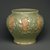  <em>Wine Jar with Eight Immortals</em>, 1271-1368. High-fired green ware (celadon), 10 x 10 15/16 x 11 5/8 in. (25.4 x 27.8 x 29.5 cm). Brooklyn Museum, The William E. Hutchins Collection, Bequest of Augustus S. Hutchins, 52.49.33. Creative Commons-BY (Photo: Brooklyn Museum, 52.49.33_SL1.jpg)