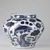  <em>Wine Jar with Fish and Aquatic Plants</em>, 14th century. Porcelain with underglaze cobalt blue decoration, 11 15/16 x 13 3/4in. (30.3 x 34.9cm). Brooklyn Museum, The William E. Hutchins Collection, Bequest of Augustus S. Hutchins, 52.87.1. Creative Commons-BY (Photo: Brooklyn Museum, 52.87.1_overall02_PS9.jpg)