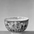  <em>Bowl</em>, 19th century. Porcelain with overglaze enamel and underglaze blue, 2 3/4 x 4 7/16 in. (7 x 11.2 cm). Brooklyn Museum, William E. Hutchins Collection, 52.87.2. Creative Commons-BY (Photo: Brooklyn Museum, 52.87.2_view2_acetate_bw.jpg)