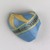 Egyptian. <em>Fragment of a Small Vase</em>, ca. 1479-1425 B.C.E. Glass, 1 7/8 x 1 1/2 x 1/4 in. (4.8 x 3.8 x 0.7 cm). Brooklyn Museum, Anonymous gift, 53.176.4. Creative Commons-BY (Photo: Brooklyn Museum, 53.176.4_view2.jpg)