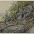 William Trost Richards (American, 1833-1905). <em>Woodland Boulders</em>, ca. 1877-1878. Transparent and opaque watercolors over graphite on gray/green, moderately thick, smooth textured wove paper, Sheet: 10 1/16 x 14 7/16 in. (25.6 x 36.7 cm). Brooklyn Museum, Bequest of Mrs. William T. Brewster through the National Academy of Design, 53.228 (Photo: Brooklyn Museum, 53.228_PS1.jpg)