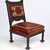 Attributed to George A. Schastey (1839-1894). <em>Side Chair</em>, ca. 1881. Ebonized oak, second generation upholstery, metal casters, 37 1/2 x 23 x 23 1/2 in. (95.3 x 58.4 x 59.7 cm). Brooklyn Museum, Gift of John D. Rockefeller III, 53.245.1. Creative Commons-BY (Photo: Brooklyn Museum, 53.245.1_PS9.jpg)