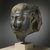  <em>Head of a Ptolemaic King</em>, 3rd century B.C.E. (probably). Basalt, 16 x 16 1/2 x 16 in. (40.6 x 41.9 x 40.6 cm). Brooklyn Museum, Charles Edwin Wilbour Fund, 53.75. Creative Commons-BY (Photo: Brooklyn Museum, 53.75_threequarter_left_SL1.jpg)