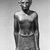  <em>Ptolemaic Prince</em>, 51-30 B.C.E. Quartzite, 12 1/2 x 5 5/16 x 3 3/8 in. (31.8 x 13.5 x 8.5 cm). Brooklyn Museum, Charles Edwin Wilbour Fund, 54.117. Creative Commons-BY (Photo: Brooklyn Museum, 54.117_bw.jpg)