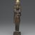  <em>Lady Tuty</em>, ca. 1390-1352 B.C.E. Wood, gold leaf, 10 1/4 x 1 7/8 x 5 1/2 in. (26 x 4.8 x 14 cm). Brooklyn Museum, Charles Edwin Wilbour Fund, 54.187. Creative Commons-BY (Photo: Brooklyn Museum, 54.187_front_PS2.jpg)