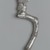 Achaemenid. <em>Vessel Handle in Form of Ibex</em>, ca. 410 B.C.E. Silver, Height 6 9/16in. (16.7cm). Brooklyn Museum, Charles Edwin Wilbour Fund, 54.50.41. Creative Commons-BY (Photo: Brooklyn Museum, 54.50.41_left_PS2.jpg)