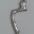 Achaemenid. <em>Vessel Handle in Form of Ibex</em>, ca. 410 B.C.E. Silver, Height 6 9/16in. (16.7cm). Brooklyn Museum, Charles Edwin Wilbour Fund, 54.50.41. Creative Commons-BY (Photo: Brooklyn Museum, 54.50.41_right_PS2.jpg)