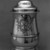 R. Gurney & T. Cooke. <em>Tankard</em>, 1758-1759. Silver Brooklyn Museum, Gift of Mr. and Mrs. Louis Holland in memory of Mrs. Holland's father, Sol Fischer, 54.97. Creative Commons-BY (Photo: Brooklyn Museum, 54.97_detail_acetate_bw.jpg)