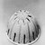  <em>Molded Hemispherical Bowl</em>, 2nd-1st century B.C.E. Faience, 3 11/16 x Diam. 5 1/2 in. (9.4 x 14 cm). Brooklyn Museum, Charles Edwin Wilbour Fund, 55.1. Creative Commons-BY (Photo: Brooklyn Museum, 55.1_negB_SL3.jpg)