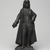 Josiah Wedgwood & Sons Ltd. (founded 1759). <em>Full Figure Statuette</em>, ca. 1778. Basalt (stoneware), 12 1/4 × 5 1/2 × 4 1/2 in. (31.1 × 14 × 11.4 cm). Brooklyn Museum, Gift of Emily Winthrop Miles, 55.25.6. Creative Commons-BY (Photo: , 55.25.6_PS9.jpg)