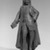 Josiah Wedgwood & Sons Ltd. (founded 1759). <em>Full Figure Statuette</em>, ca. 1778. Basalt (stoneware), 12 1/4 × 5 1/2 × 4 1/2 in. (31.1 × 14 × 11.4 cm). Brooklyn Museum, Gift of Emily Winthrop Miles, 55.25.6. Creative Commons-BY (Photo: Brooklyn Museum, 55.25.6_acetate_bw.jpg)