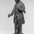 Josiah Wedgwood & Sons Ltd. (founded 1759). <em>Full Figure Statuette</em>, ca.1785. Basalt (stoneware), 11 × 16 × 4 1/2 in. (27.9 × 40.6 × 11.4 cm). Brooklyn Museum, Gift of Emily Winthrop Miles, 55.25.7. Creative Commons-BY (Photo: Brooklyn Museum, 55.25.7_acetate_bw.jpg)