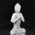  <em>Seated Buddhist Figure</em>, 1736-1796. Jadeite, at knees: 8 3/4 x 4 5/16 in. (22.3 x 11 cm). Brooklyn Museum, Bequest of Charlotte R. Stillman, 55.34. Creative Commons-BY (Photo: Brooklyn Museum, 55.34_threequarter_acetate_bw.jpg)