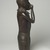 Edo. <em>Figure of a Hornblower (Ikpakohẹn)</em>, ca. 1504-50. Copper alloy, iron, 24 1/2 x 8 1/2 x 6 in. (62.2 x 21.6 x 15.2 cm). Brooklyn Museum, Gift of Mr. and Mrs. Alastair B. Martin, the Guennol Collection, 55.87. Creative Commons-BY (Photo: Brooklyn Museum, 55.87_right_PS11.jpg)