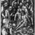 Albrecht Dürer (German, 1471-1528). <em>Lamentation</em>, 1509-1511; edition of 1511. Woodcut on laid paper, Sheet: 5 1/8 x 4 in. (13 x 10.2 cm). Brooklyn Museum, Gift of Mrs. Howard M. Morse, 56.105.28 (Photo: Brooklyn Museum, 56.105.28_bw.jpg)