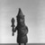 Edo. <em>Standing Figure</em>, 19th or 20th century. Copper alloy, 7 11/16 × 3 3/8 in. (19.5 × 8.5 cm). Brooklyn Museum, Gift of Arturo and Paul Peralta-Ramos, 56.6.75. Creative Commons-BY (Photo: Brooklyn Museum, 56.6.75_acetate_bw.jpg)