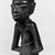 Yorùbá artist. <em>Male twin figure (Ère Ìbejì)</em>, late 19th or early 20th century. Wood, 10 3/8 x 4 in. (26.4 x 10.3 cm). Brooklyn Museum, Gift of Arturo and Paul Peralta-Ramos, 56.6.83. Creative Commons-BY (Photo: Brooklyn Museum, 56.6.83_threequarter_bw.jpg)