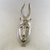 Baule. <em>Antelope Mask</em>, late 19th or early 20th century. Wood, pigment, 15 3/8 x 5 1/4 in.  (39.0 x 13.3 cm). Brooklyn Museum, Gift of Arturo and Paul Peralta-Ramos, 56.6.8. Creative Commons-BY (Photo: Brooklyn Museum, 56.6.8_front_PS5.jpg)