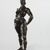 Gaston Lachaise (American, born France, 1882–1935). <em>Standing Woman</em>, 1955–1956. Bronze, 88 1/2 x 44 3/8 x 24 11/16 in. (224.8 x 112.7 x 62.7 cm). Brooklyn Museum, Frank Sherman Benson Fund, A. Augustus Healy Fund, Alfred T. White Fund, and Museum Collection Fund, 56.69. © artist or artist's estate (Photo: Brooklyn Museum, 56.69_threequarter_PS22.jpg)
