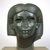  <em>Head from a Female Sphinx</em>, ca. 1876-1842 B.C.E. Chlorite, 15 5/16 x 13 1/8 x 13 15/16 in., 124.5 lb. (38.9 x 33.3 x 35.4 cm, 56.47kg). Brooklyn Museum, Charles Edwin Wilbour Fund, 56.85. Creative Commons-BY (Photo: Brooklyn Museum, 56.85_front_SL1.jpg)
