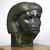  <em>Head from a Female Sphinx</em>, ca. 1876-1842 B.C.E. Chlorite, 15 5/16 x 13 1/8 x 13 15/16 in., 124.5 lb. (38.9 x 33.3 x 35.4 cm, 56.47kg). Brooklyn Museum, Charles Edwin Wilbour Fund, 56.85. Creative Commons-BY (Photo: Brooklyn Museum, 56.85_threequarter_left_SL1.jpg)