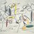 Arshile Gorky (American, born Van Province, Ottoman Empire (present-day Turkey), c. 1904-1948). <em>Study for "They Will Take My Island,"</em> 1944. Crayon on white wove paper, sheet: 22 x 30 in. (55.9 x 76.2 cm). Brooklyn Museum, Dick S. Ramsay Fund, 57.16. © artist or artist's estate (Photo: Brooklyn Museum, 57.16_Design_scan.jpg)