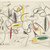 Arshile Gorky (American, born Armenia, 1904-1948). <em>Study for "They Will Take My Island,"</em> 1944. Crayon on white wove paper, sheet: 22 x 30 in. (55.9 x 76.2 cm). Brooklyn Museum, Dick S. Ramsay Fund, 57.16. © artist or artist's estate (Photo: Brooklyn Museum, 57.16_SL1.jpg)