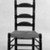 American. <em>Side Chair</em>, ca. 1710. Paint, 49 1/2 x 20 x 16 in. (125.7 x 50.8 x 40.6 cm). Brooklyn Museum, Gift of Ironton Austin Kelly, III, 57.211.4. Creative Commons-BY (Photo: Brooklyn Museum, 57.211.4_view1_acetate_bw.jpg)