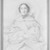 Théodore Chassériau (French, 1819-1856). <em>Portrait of Madame Monnerot</em>, 1839. Pencil on wove paper, 10 3/8 x 8 1/4 in. (26.4 x 21 cm). Brooklyn Museum, Gift of John S. Newberry Jr., 58.163 (Photo: Brooklyn Museum, 58.163_acetate_bw.jpg)