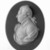Josiah Wedgwood & Sons Ltd. (founded 1759). <em>Portrait Medallion</em>, ca. 1790. Jasperware (stoneware), 5 x 4 3/4 in. (12.7 x 12.1 cm) Frame. Brooklyn Museum, Gift of Emily Winthrop Miles, 58.194.34. Creative Commons-BY (Photo: Brooklyn Museum, 58.194.34_bw.jpg)