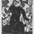 Munakata Shiko (Japanese, 1903-1975). <em>The Hawk Princess (Taka no onna)</em>, 1958. Woodcut on paper, image: 16 x 12 1/4 in. (40.6 x 31.1 cm). Brooklyn Museum, Dick S. Ramsay Fund, 59.183.3. © artist or artist's estate (Photo: Brooklyn Museum, 59.183.3_acetate_bw.jpg)