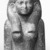  <em>Head and Torso of a Noblewoman</em>, ca. 1844-1837 B.C.E. Diorite, 9 x 6 1/4 x 4 1/2 in. (22.9 x 15.9 x 11.4 cm). Brooklyn Museum, Charles Edwin Wilbour Fund, 59.1. Creative Commons-BY (Photo: Brooklyn Museum, 59.1_front_bw.jpg)