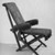 George Jacob Hunzinger (American, born Germany, 1835-1898). <em>Reclining Armchair</em>, patented February 6, 1866. Walnut, various woods, original fringe, late 19th century second show cover, original upholstery retained below on armrests Brooklyn Museum, Bequest of Elsie Patchen Halstead, 60.133.2. Creative Commons-BY (Photo: Brooklyn Museum, 60.133.2_bw_IMLS.jpg)