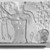  <em>Akhenaten and His Daughter Offering to the Aten</em>, ca. 1353-1336 B.C.E. Limestone, pigment, 8 15/16 × 20 5/16 × 1 1/4 in., 14.5 lb. (22.7 × 51.6 × 3.2 cm, 6.58kg). Brooklyn Museum, Charles Edwin Wilbour Fund
, 60.197.6. Creative Commons-BY (Photo: Brooklyn Museum, 60.197.6_negB_bw_IMLS.jpg)