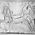  <em>Chariot</em>, ca. 1352-1336 B.C.E. Limestone, pigment (modern), 21 1/16 x 9 x 1 1/4 in.  (53.5 x 22.8 x 3.2 cm). Brooklyn Museum, Gift of New Hermes Foundation, 60.28. Creative Commons-BY (Photo: Brooklyn Museum, 60.28_NegB_film_bw_SL4.jpg)