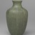 Grueby Faience Co. (1897-1909). <em>Vase</em>, 1899-1905. Cermaic, glaze, 8 3/4 × 5 1/2 in. (22.2 × 14 cm). Brooklyn Museum, Gift from the Collection of Edward A. Behr, 61.113. Creative Commons-BY (Photo: Brooklyn Museum, 61.113_side.jpg)