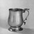 Thomas Underhill. <em>Cann</em>, ca. 1780. Silver, 4 7/8 in. (12.4 cm). Brooklyn Museum, Purchased with funds given by Donald S. Morrison, 61.201. Creative Commons-BY (Photo: Brooklyn Museum, 61.201_view2_bw.jpg)