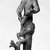 Yorùbá. <em>Ogboni Society Staff with Figure of Woman Nursing a Child (Ipawo Ase)</em>, late 19th or early 20th century. Copper alloy, iron, 9 1/16 x 14 in. (23.0 x 35.5 cm). Brooklyn Museum, Brooklyn Museum Collection, 61.246. Creative Commons-BY (Photo: Brooklyn Museum, 61.246_bw.jpg)