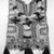 Maina. <em>Tunic</em>, 20th century. Bark cloth, pigment, feathers, seeds, bird bones, resin, 33 1/2 × 15 3/4 × 1 1/4 in. (85.1 × 40 × 3.2 cm). Brooklyn Museum, Caroline A.L. Pratt Fund, 61.35. Creative Commons-BY (Photo: Brooklyn Museum, 61.35_acetate_bw.jpg)