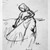 Boardman Robinson (American, 1876-1952). <em>Leaves From a Serbian Sketchbook: Sketch of a Woman with Scythe</em>, 1915. Pen and black ink on paper, Sheet: 5 11/16 x 4 5/8 in. (14.4 x 11.7 cm). Brooklyn Museum, Gift of Robert de Vries, 62.20.2 (Photo: Brooklyn Museum, 62.20.2_bw_IMLS.jpg)