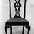 American. <em>Side Chair, One of Set</em>, ca. 1760-1770. Carved mahogany, Chippendale style, 33 1/2 x 24 x 21 1/2 in. (85.1 x 61 x 54.6 cm). Brooklyn Museum, Dick S. Ramsay Fund, 62.3.3. Creative Commons-BY (Photo: Brooklyn Museum, 62.3.3_bw_IMLS.jpg)